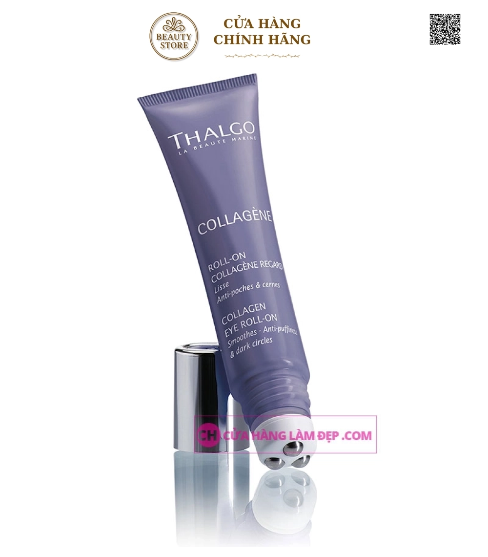 Tinh Chất Bổ Sung Collagen Vùng Mắt 3 Trong 1 Thalgo Collagen Eye Roll-On