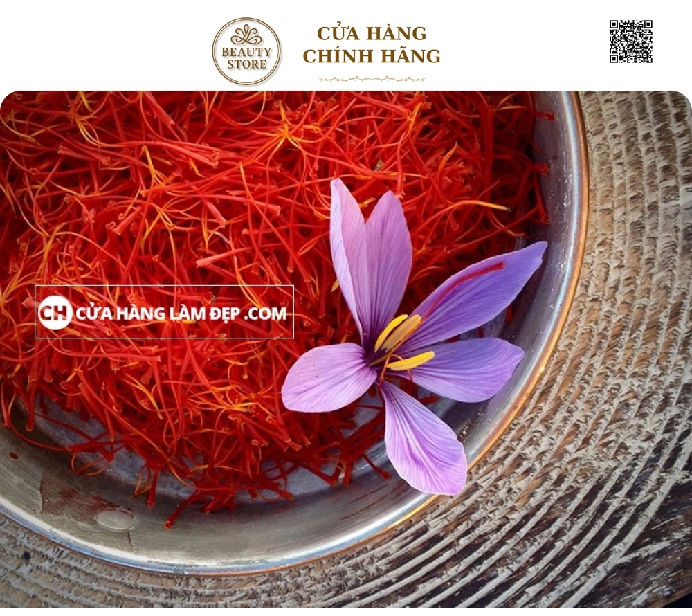 Set Nhụy Hoa Nghệ Tây Saffron Mojalal Hộp 5 Gram