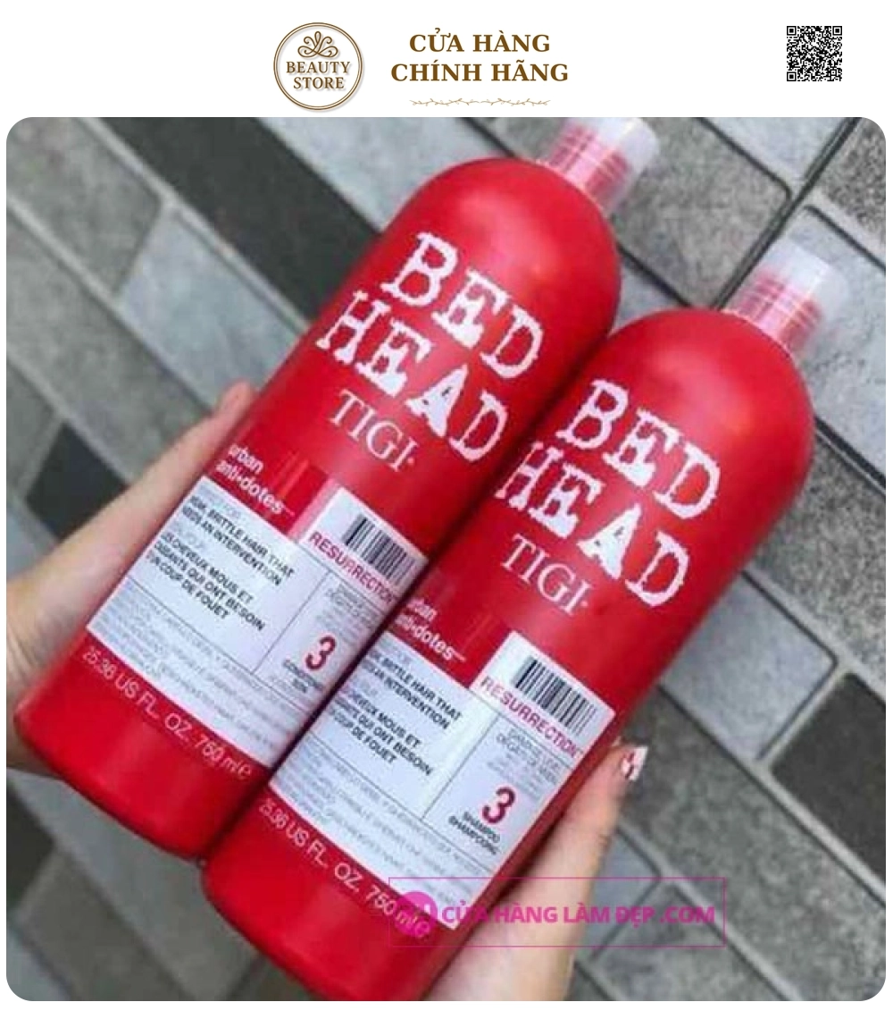 Dầu Gội Xã Tigi 3 Bed Head Urban Antidotes Resurrection 750ml