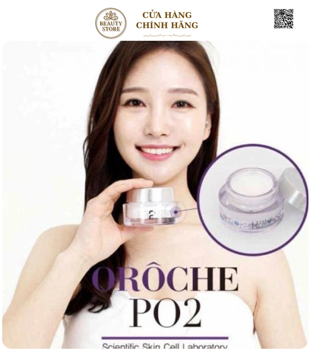 Kem Kích Trắng Váng Sữa Orôche Po2 Tone Up Cream