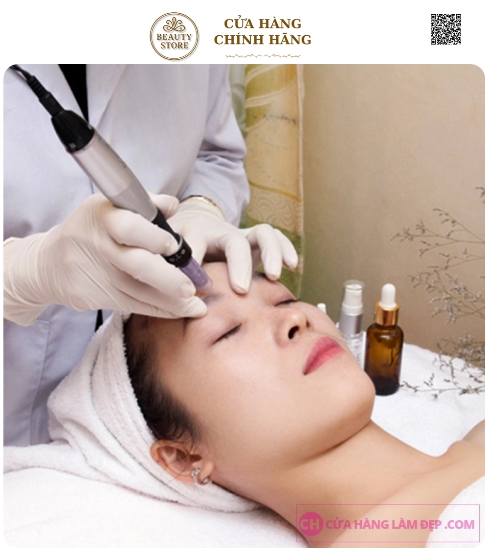 Phi Kim Tinh Chất Tế Bào Điều Trị Sẹo Rỗ, Se Khít Lỗ Chân Lông tại Meli Spa