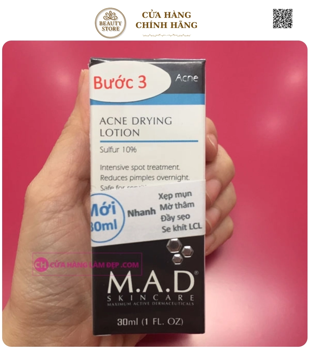 Nước Su Rút Mụn Trứng Cá, Mủ Bọc Acne Dryng Lotion Của Mỹ (30ml)