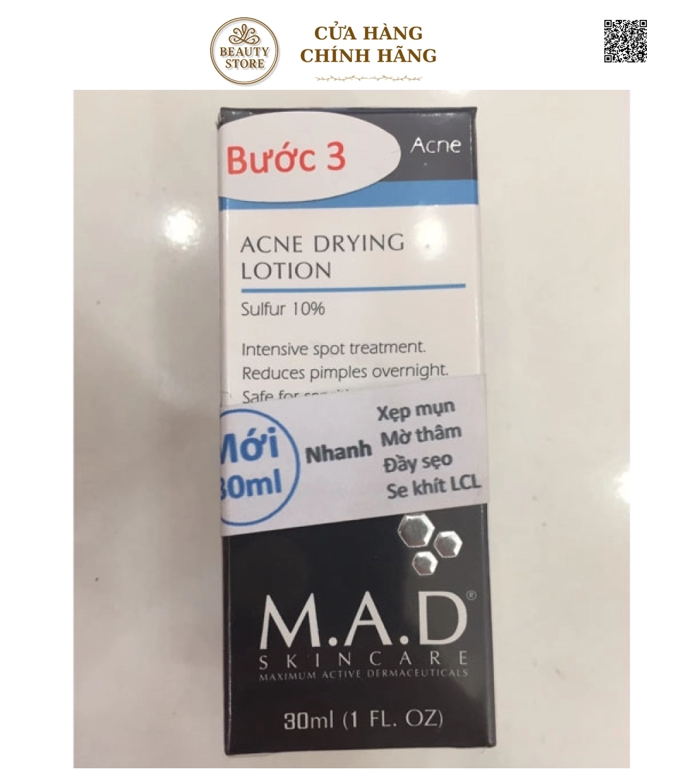 Nước Su Rút Mụn Trứng Cá, Mủ Bọc Acne Dryng Lotion Của Mỹ (30ml)