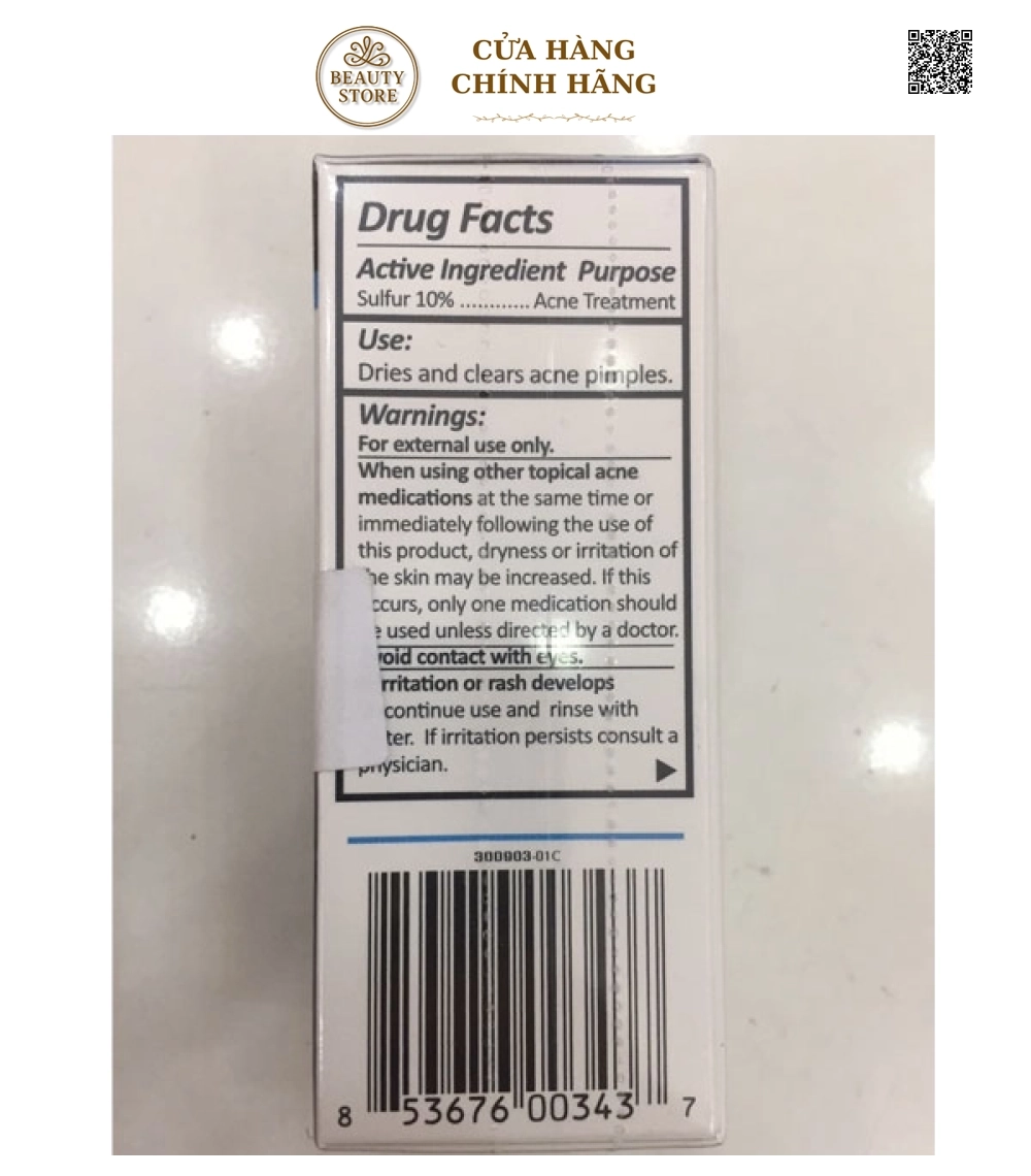 Nước Su Rút Mụn Trứng Cá, Mủ Bọc Acne Dryng Lotion Của Mỹ (30ml)