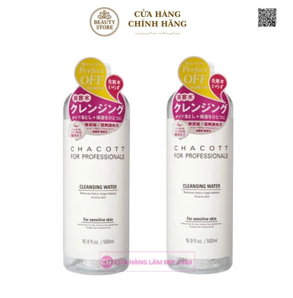 Nước Tẩy Trang Chacott For Professionals Cleasing Water (500ml)