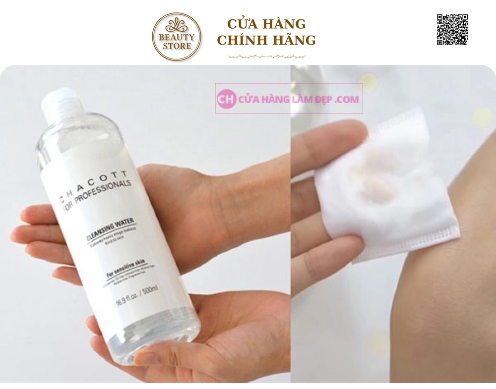 Nước Tẩy Trang Chacott For Professionals Cleasing Water (500ml)