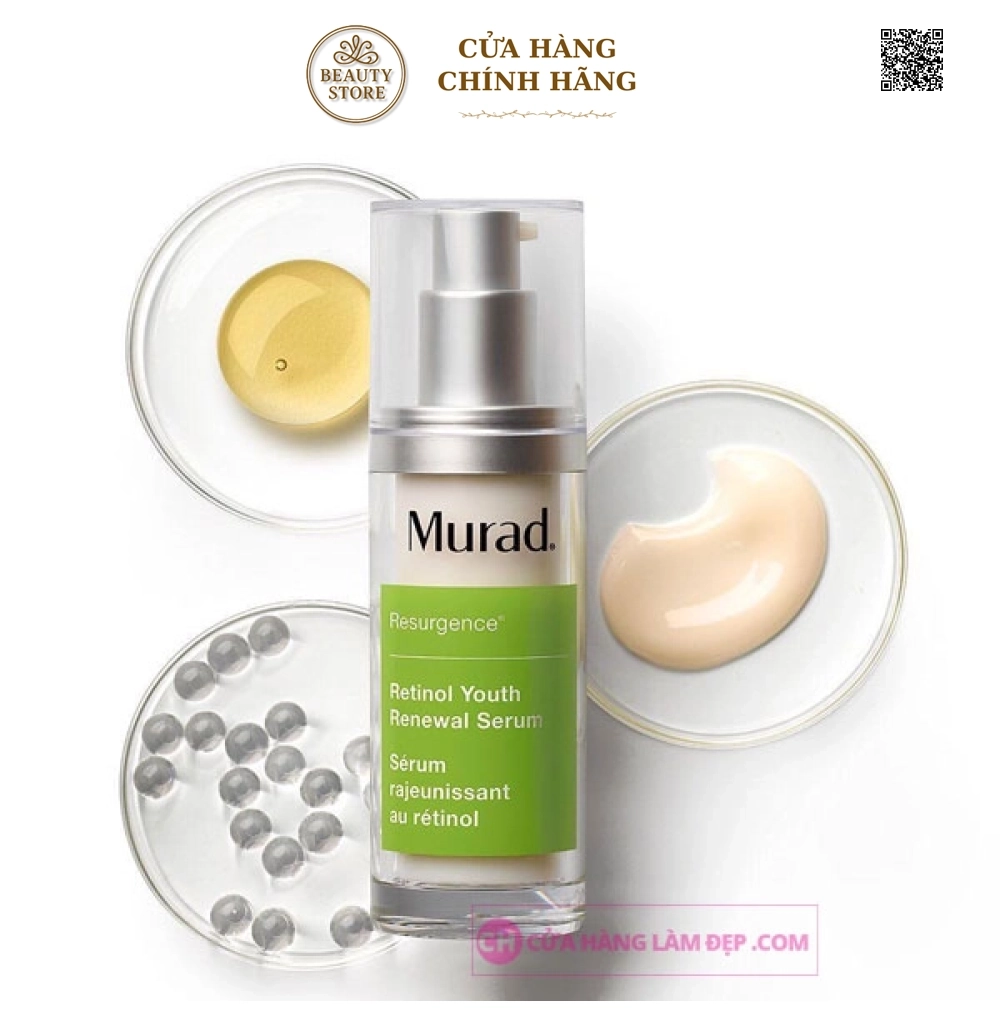 Tinh Chất Tái Tạo Và Trẻ Hóa Da Murad Resurgence Retinol Youth Renewal Serum 30ml