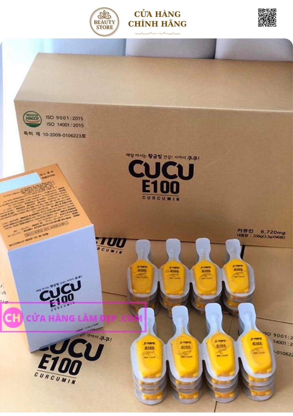 Tinh nghệ Nano Cucu E100 Curcumin Hàn Quốc