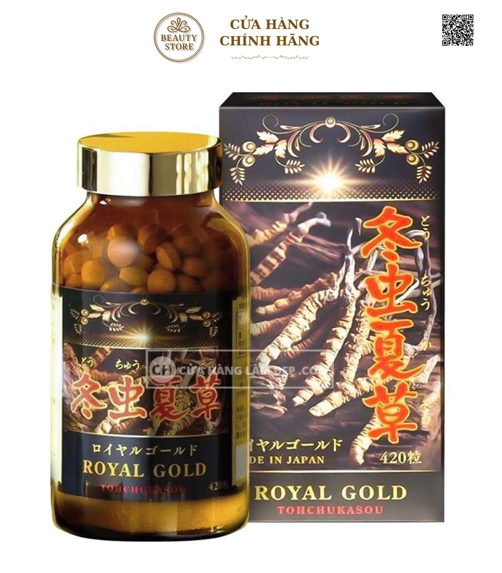 Viên Đông Trùng Hạ Thảo Tohchukasou Royal Gold Nhật Bản
