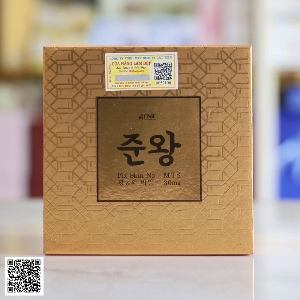 Kem giảm Sẹo Rỗ Đông Y Genie Non Fix Skin MTS Hoàng Cung Hàn Quốc