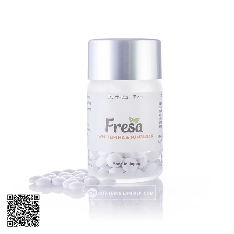 Viên Uống Trắng Da Chống Nắng Fresa Whitening & Sunblock