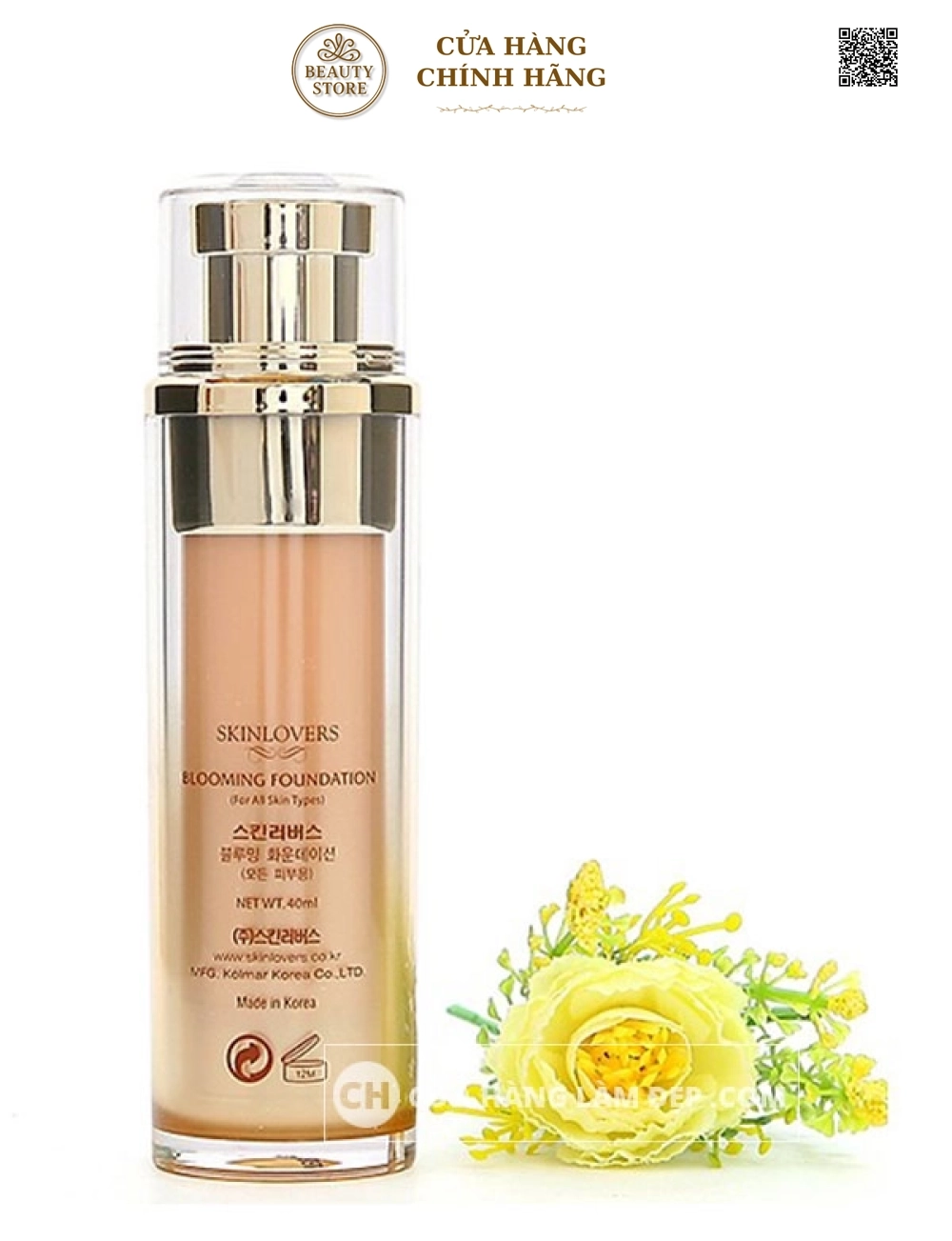 Kem Nền Trang Diểm Skinlovers Blooming Foundation