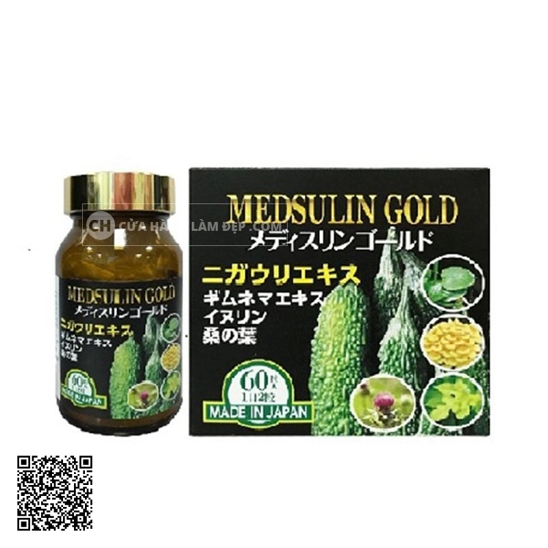 Viên Uống Hỗ Trợ Hạ Đường Huyết Medsulin Gold Nhật Bản