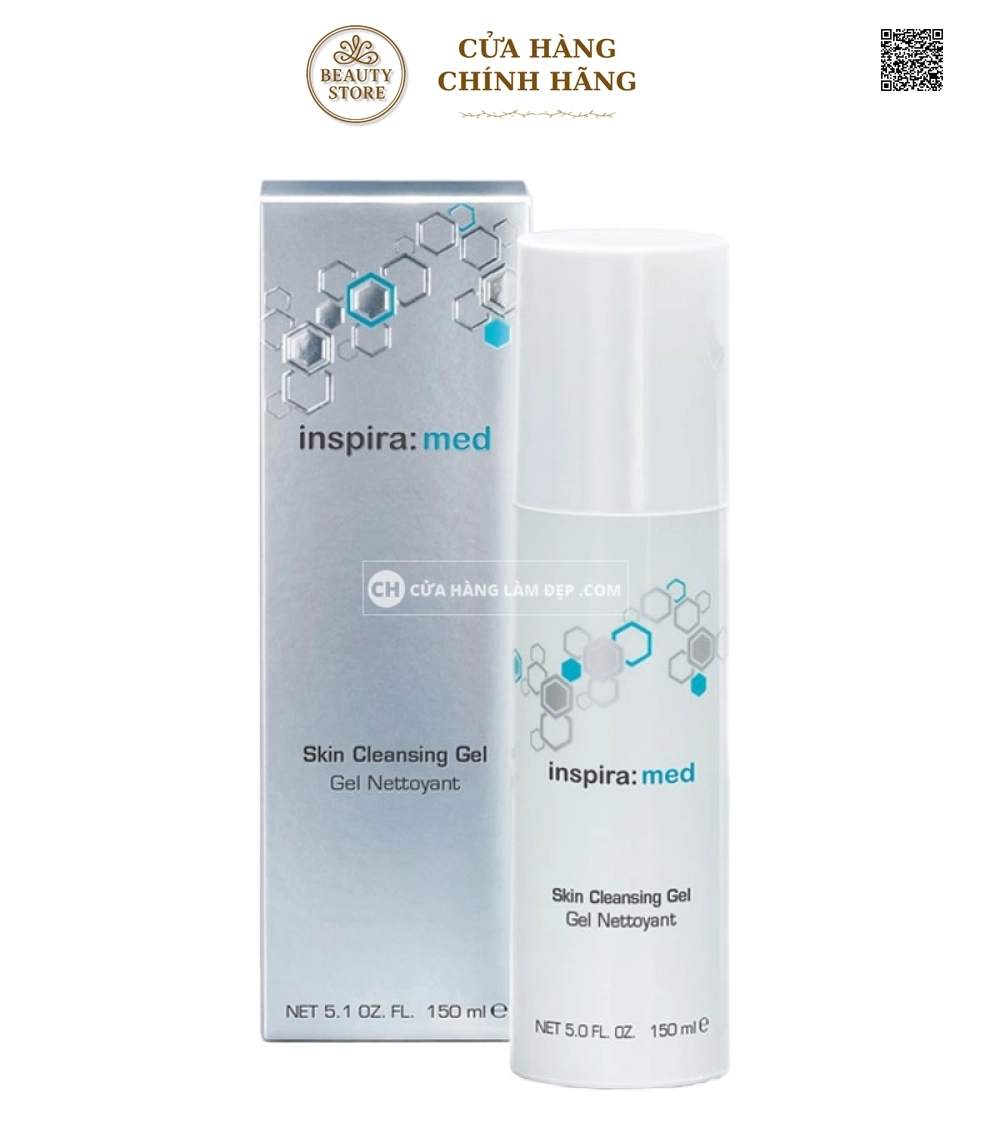 Gel Rửa Mặt Nhẹ Nhàng Cho Da Nhạy Cảm Inspira Skin Cleansing Gel