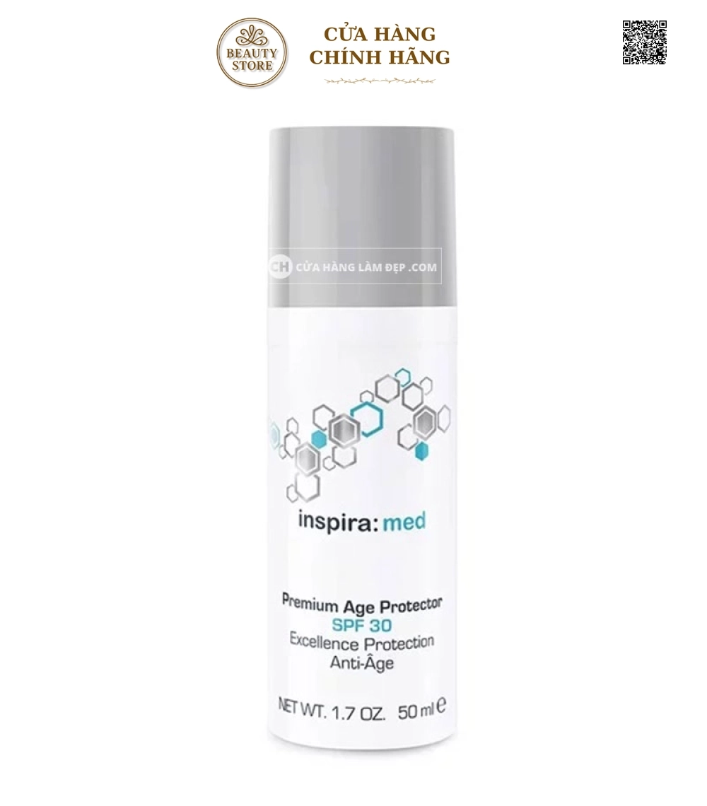 Kem Trắng Da Chống Nắng Inspira Premium Age Protector SPF 30