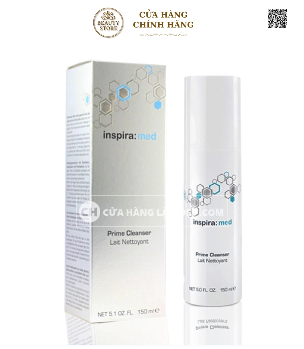 Sữa Rửa Mặt Dưỡng Ẩm Dạng Kem Inspira Prime Cleanser 50ml