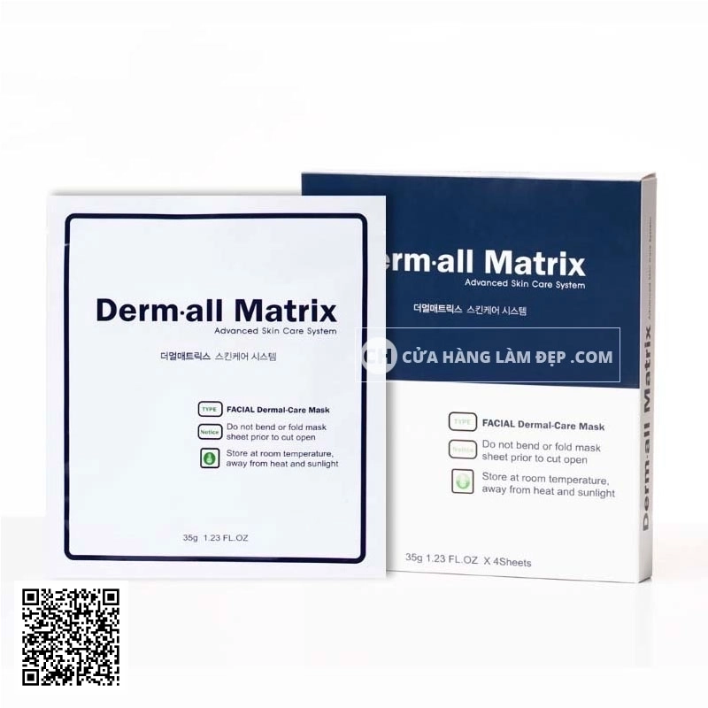 Mặt Nạ Trắng Da Hỗ Trợ Ngừa Lão Hóa Derm-All Matrix Mask Hàn Quốc