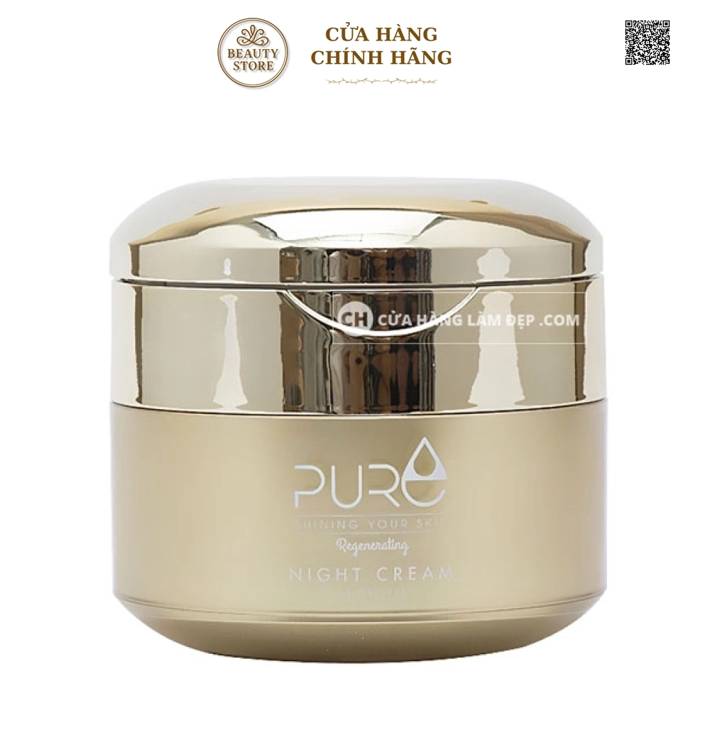 Kem Mộc Qua Dưỡng Trắng Da Ban Đêm Pure Shining Your Skin Regenerating Night Cream