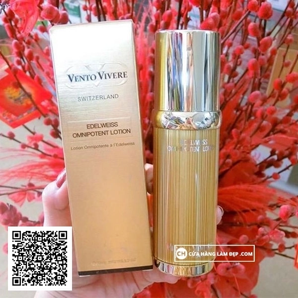 Lotion Edelweiss Omnipotent Lotion Vento Vivere Hoa Nhung Tuyết 50ml Thụy Sỹ