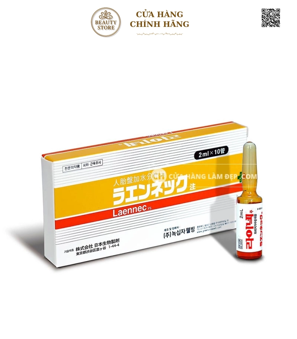 Tinh Chất Tế Bào Nhau Thai Placenta Laennec Hộp 10 Ống