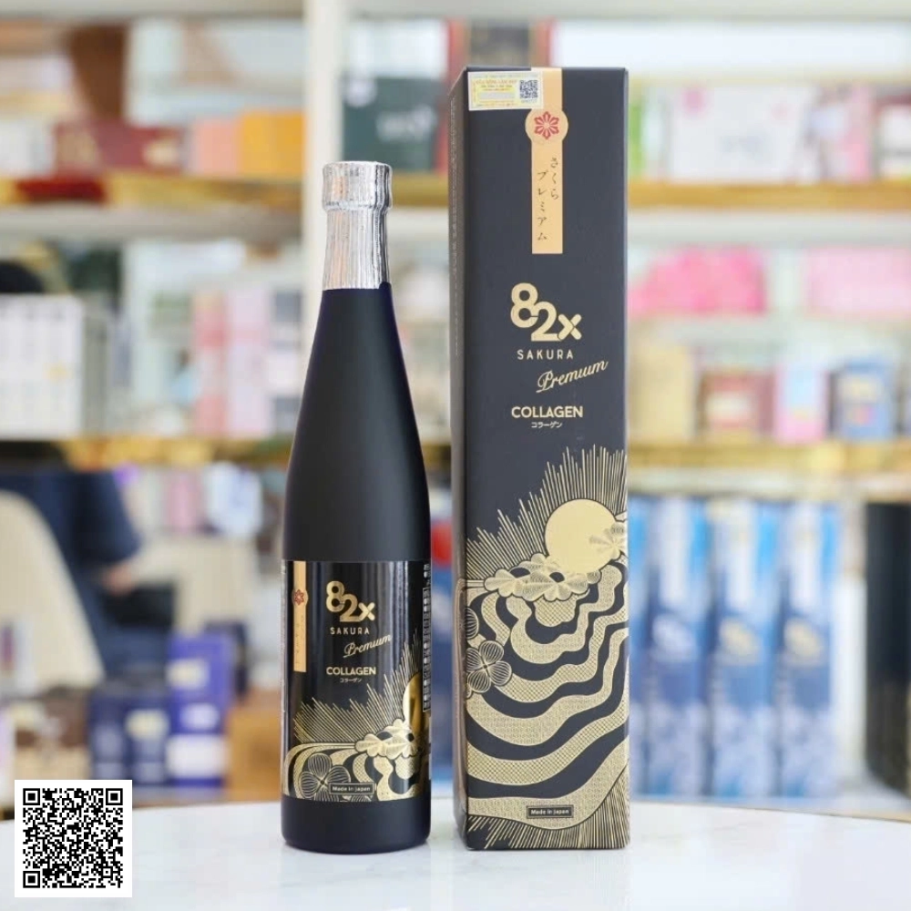 Nước Uống 82x Collagen Sakura Tái Tạo Da Săn Chắc ,Trắng Sáng