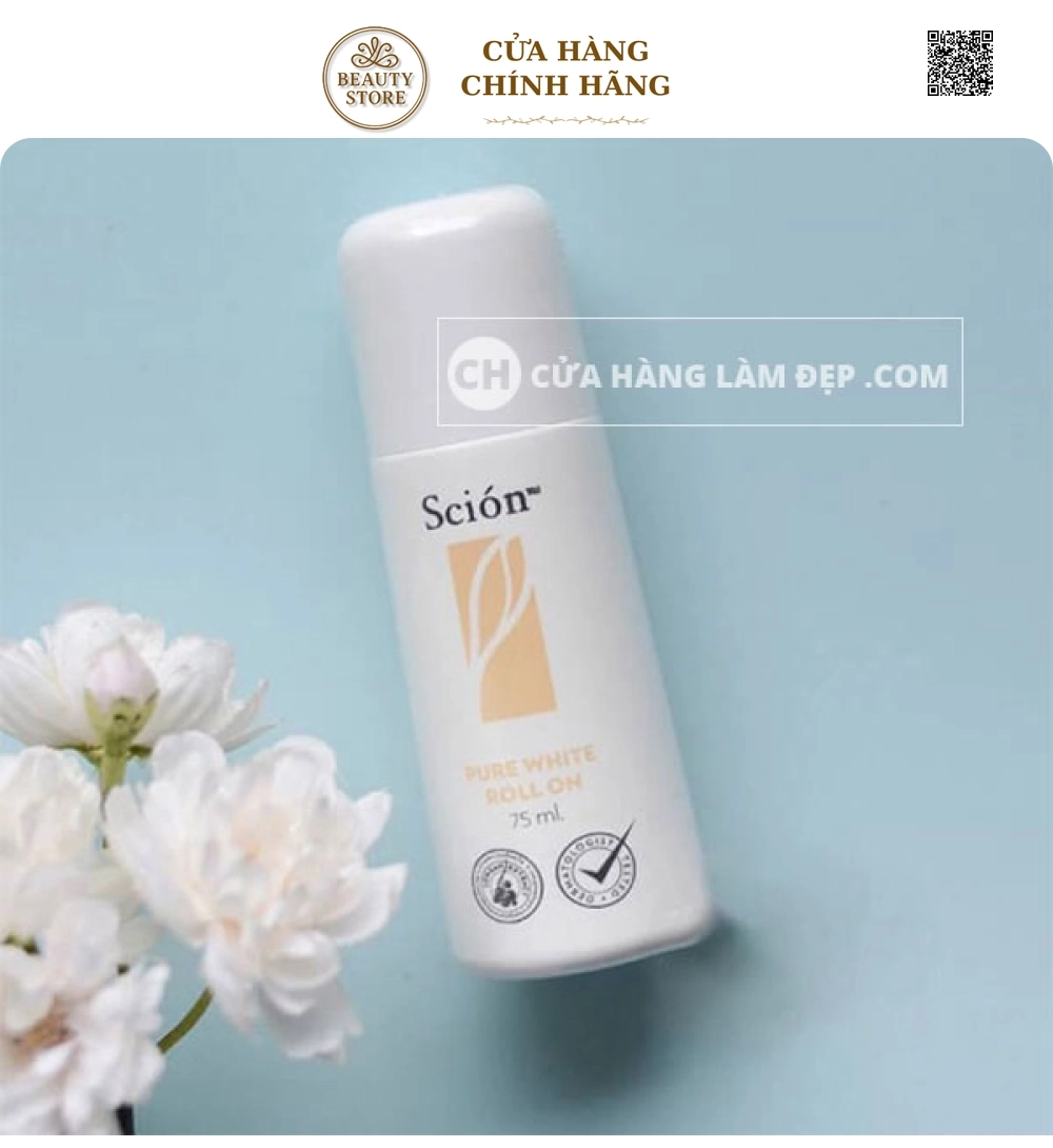 Lăn Khử Mùi Scion Nuskin Pure White Roll On 75ml Của Mỹ