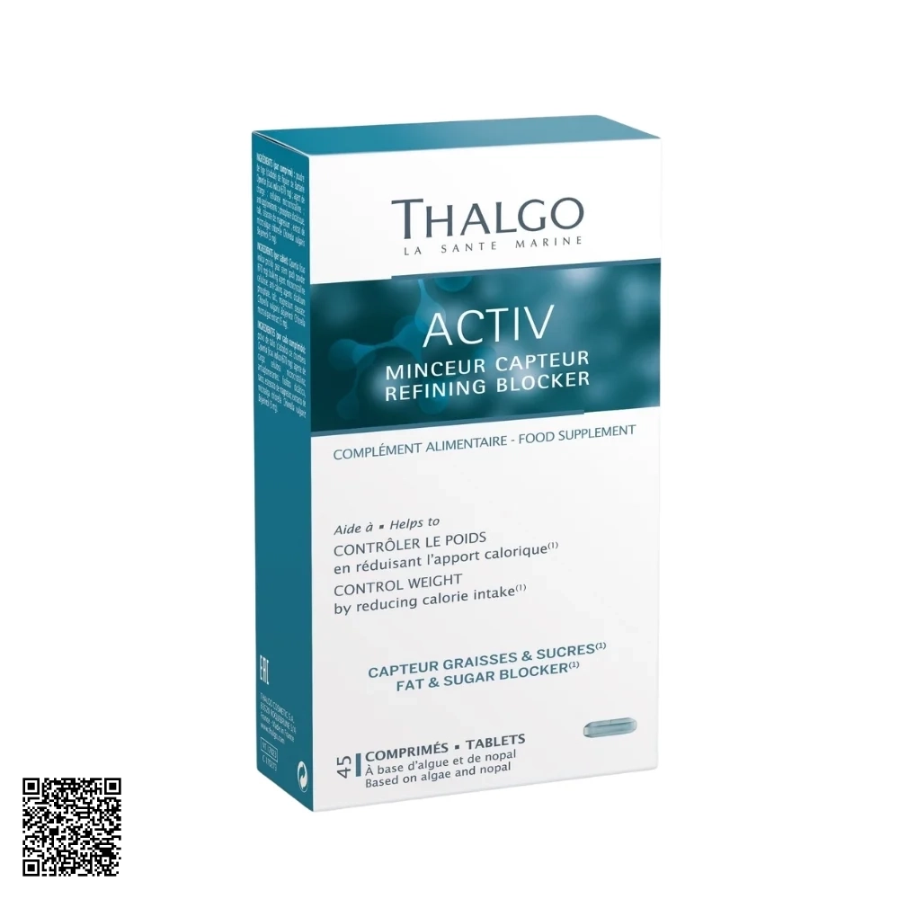 Viên Uống Thalgo Activ Refining Blocker Hỗ Trợ Giảm Cân Từ Pháp 45 Viên