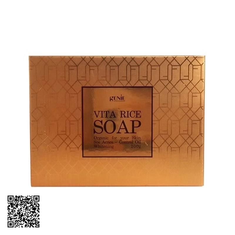 Soap Rửa Mặt Trị Sẹo Rỗ Vita Rice Genie