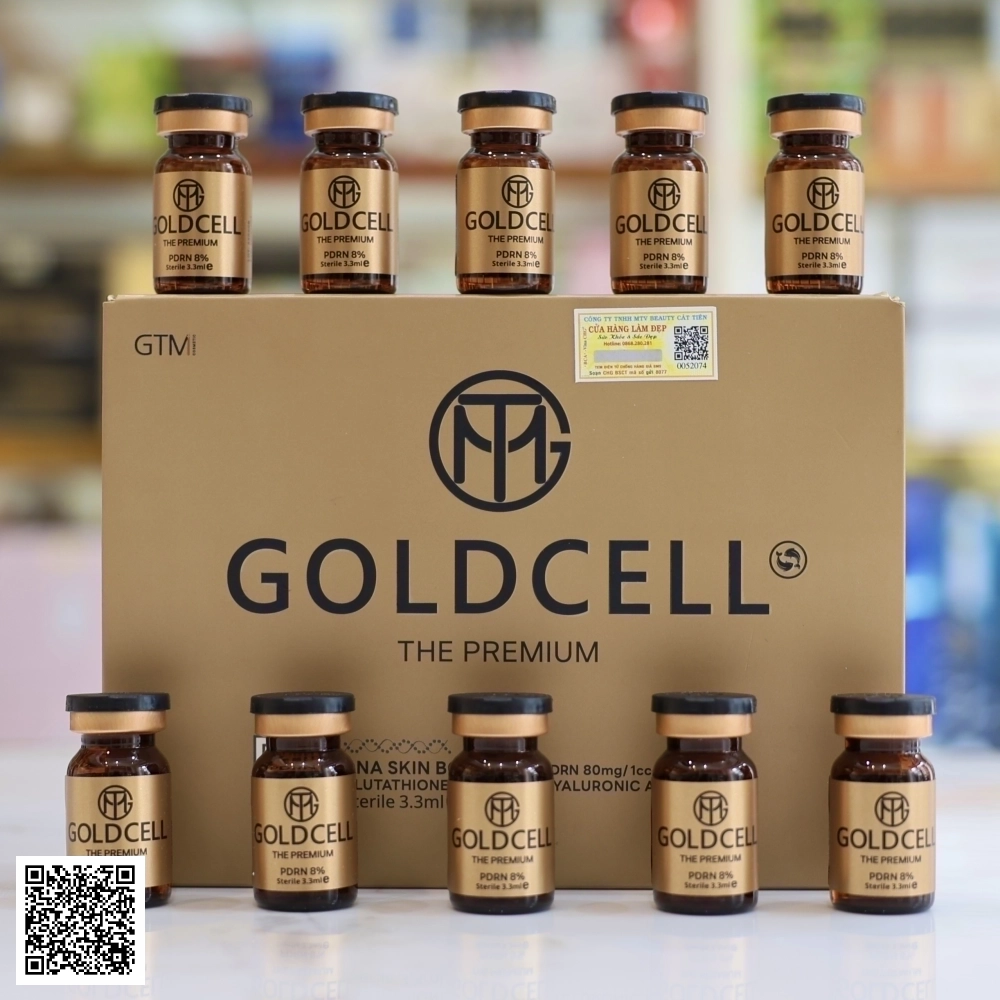 Tinh Chất DNA GOLD CELL GTM Căng Bóng Trẻ Hoá Da Hàn Quốc
