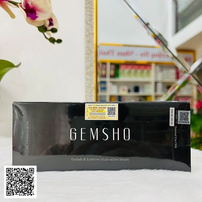 Serum Dưỡng Dài Mi Gemsho Eyelash & Eyebrow Enhancing Từ Mỹ 3ml