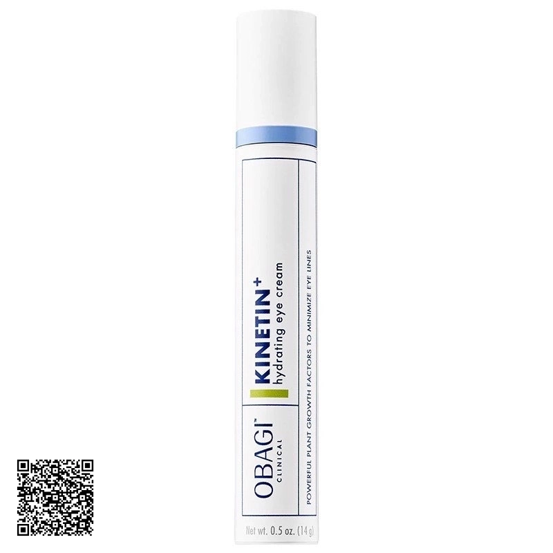Kem dưỡng chống nhăn vùng mắt OBAGI CLINICAL Kinetin+ Hydrating Eye Cream Mỹ 14g