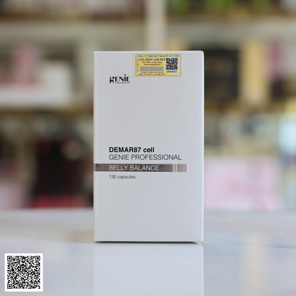 Viên Uống Tan Mỡ Bụng Genie Demar87 Cell Professional Belly Balance Hàn Quốc Hộp 130 Viên