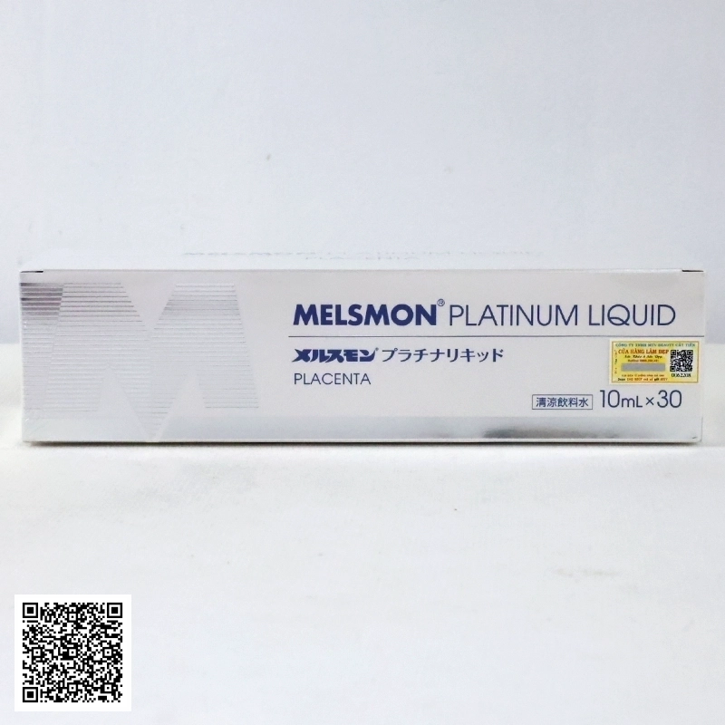 Nước Uống Melsmon Platinum Liquid Placenta Nhau Thai Ngựa Từ Nhật Bản 10ml x 30 Ống