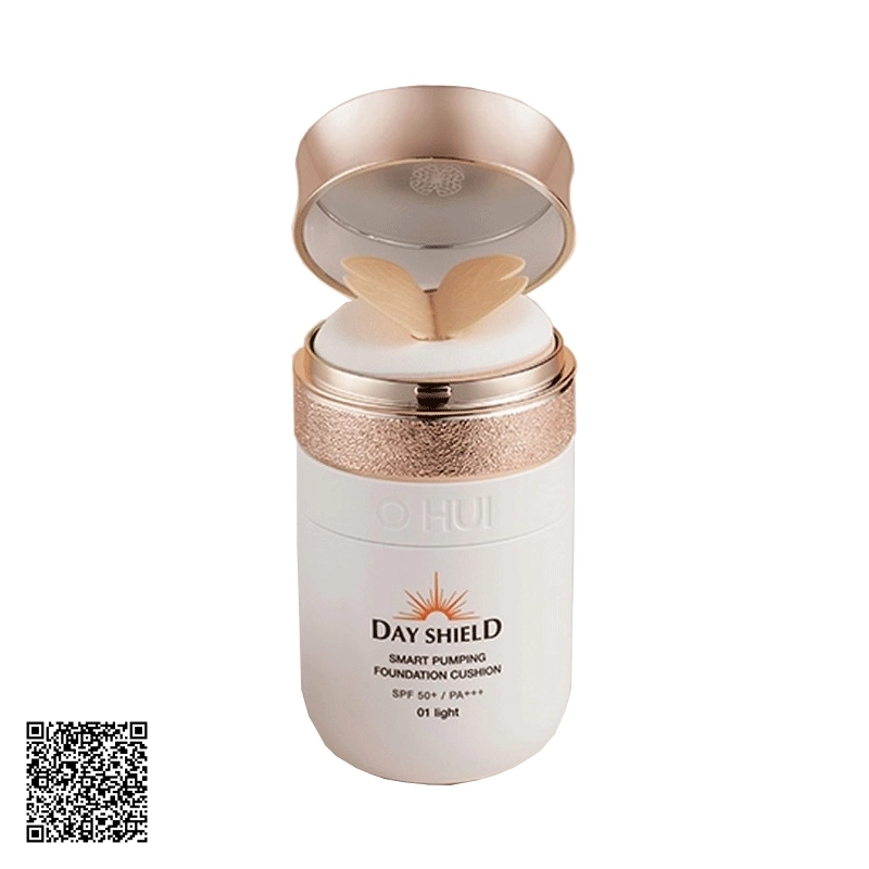 Phấn Nước Day Shield Smart Pumping Foundation Cushion SPF 50+/ PA+++ Ohui Chống Nắng Trang Điểm Hàn Quốc