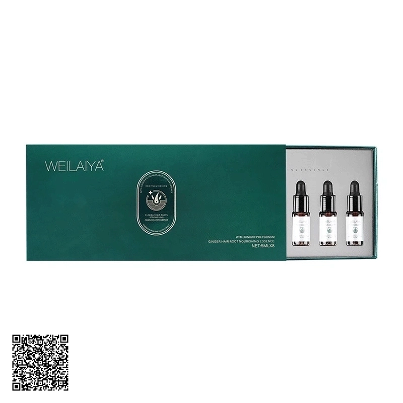 Serum Weilaiya Ginger Hair Root Nourishing Essence Kích Mọc Và Làm Dày Tóc Từ Trung Quốc 5ml x 8 Lọ