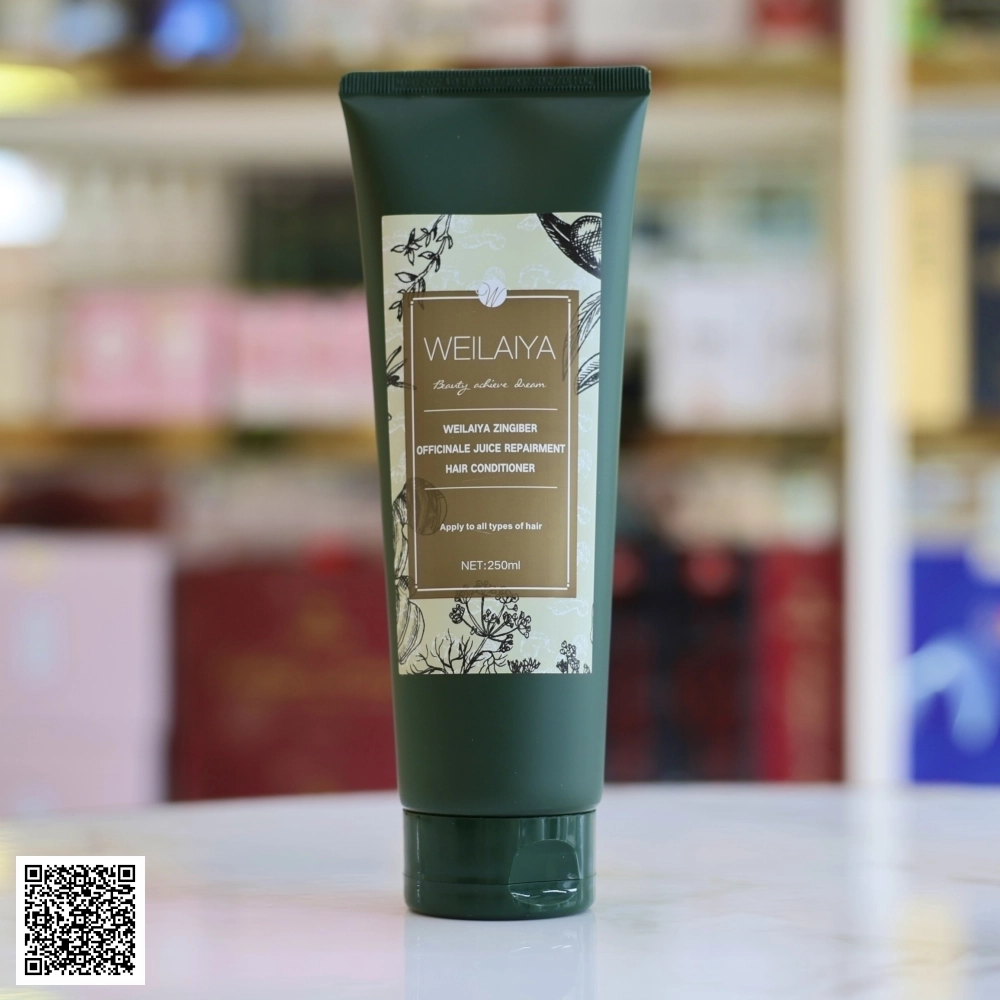 Dầu Xả Gừng Hà Thủ Ô Weilaiya Zingiber Officinale Juice Kích Mọc Tóc 250ml Từ Trung Quốc