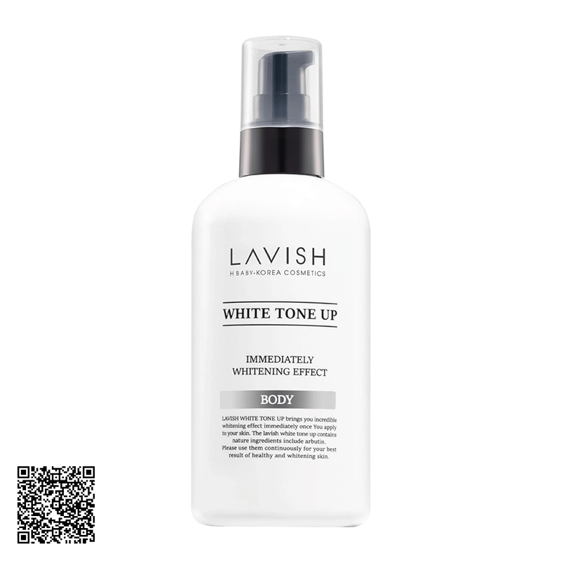 Kem Dưỡng Trắng White Tone Up Body Lavish H Baby Ban Đêm Cho Body Hàn Quốc 250ml