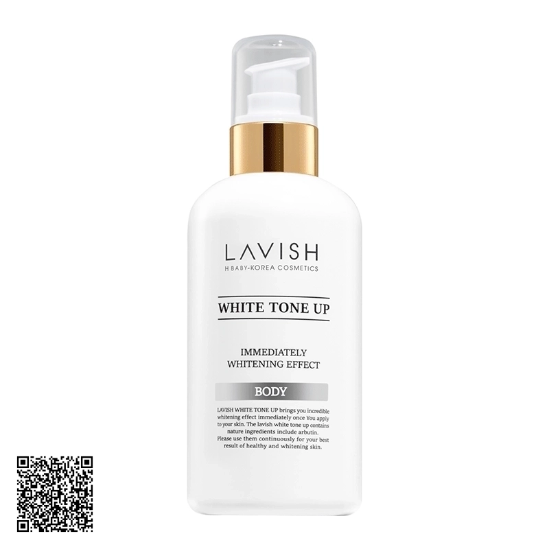 Kem Dưỡng Trắng White Tone Up Body Lavish H Baby Ban Ngày Cho Body Hàn Quốc 250ml