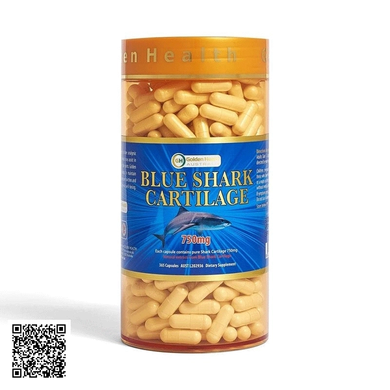Sụn Cá Mập Blue Shark Cartilage Golden Health Của Úc 365 Viên