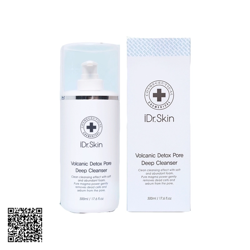 Sữa Rửa Mặt iDrSkin O2 Natural Detox Bubble Cleansing Gel Hàn Quốc 120ml