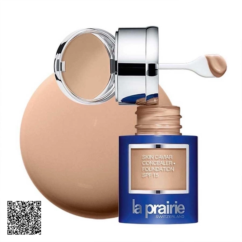 Kem Nền Che Khuyết Điểm La Prairie Skin Caviar Concealer Foundation SPF 15 Tone NC10 Thụy Sĩ 30ml