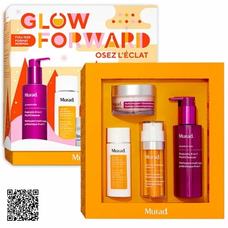 Bộ 4 Món Dưỡng Da Murad Glow Forward Osez Leclat Mỹ