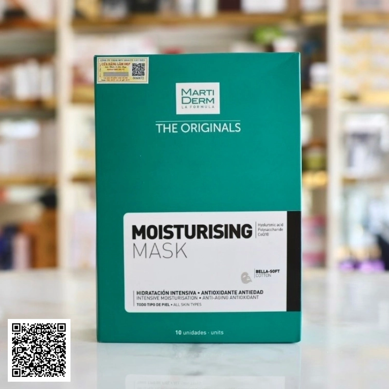 Mặt Nạ Dưỡng Ẩm MartiDerm The Originals Moisturising Mask Tây Ban Nha 10 Miếng