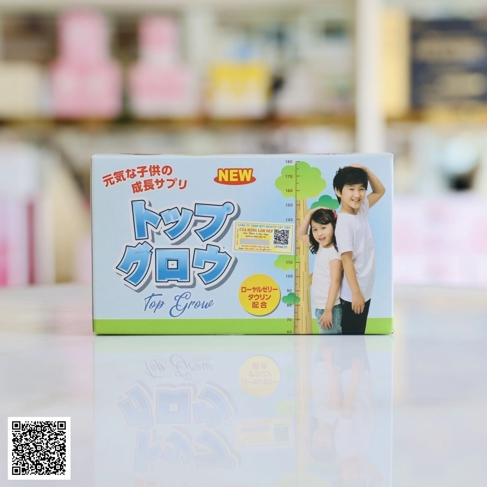 Siro Vitamin Top Grow Jpanwell Hỗ Trợ Tăng Chiều Cao Cho Trẻ Nhật Bản 30ml x 10 Chai
