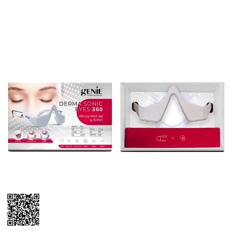 Máy Massage Genie Derma Sonic Eyes 360 Mờ Thâm Bọng Mắt Hàn Quốc