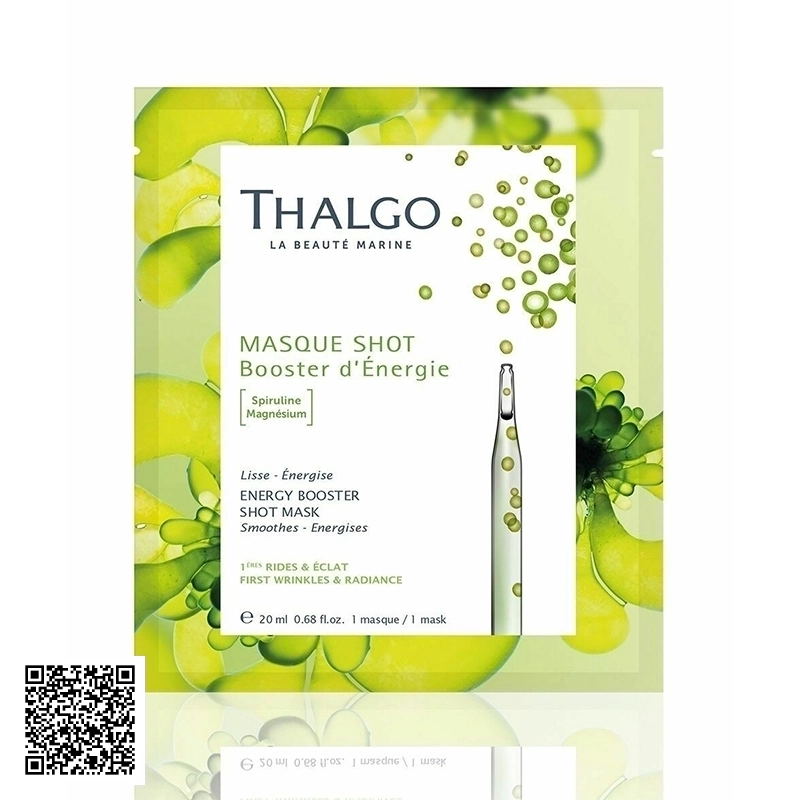 Mặt Nạ Miếng Làm Mịn Nếp Nhăn Thalgo Energy Booster Shot Mask Của Pháp
