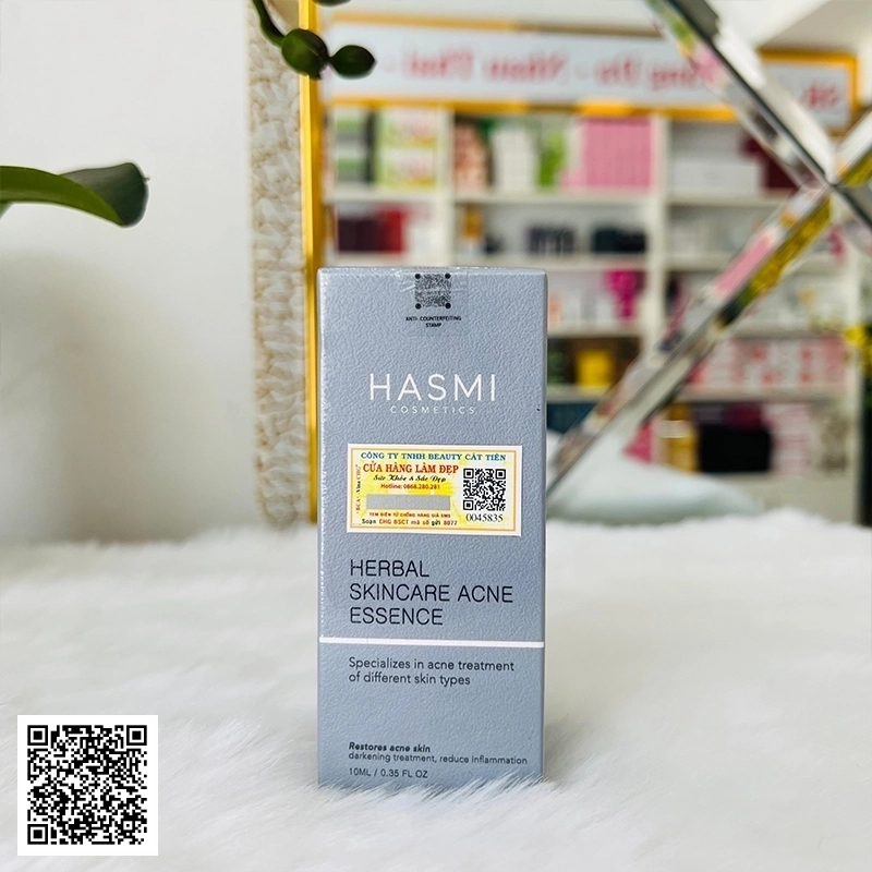 Serum Giảm Mụn Hasmi Herbal Skincare Acne Essence 10ml