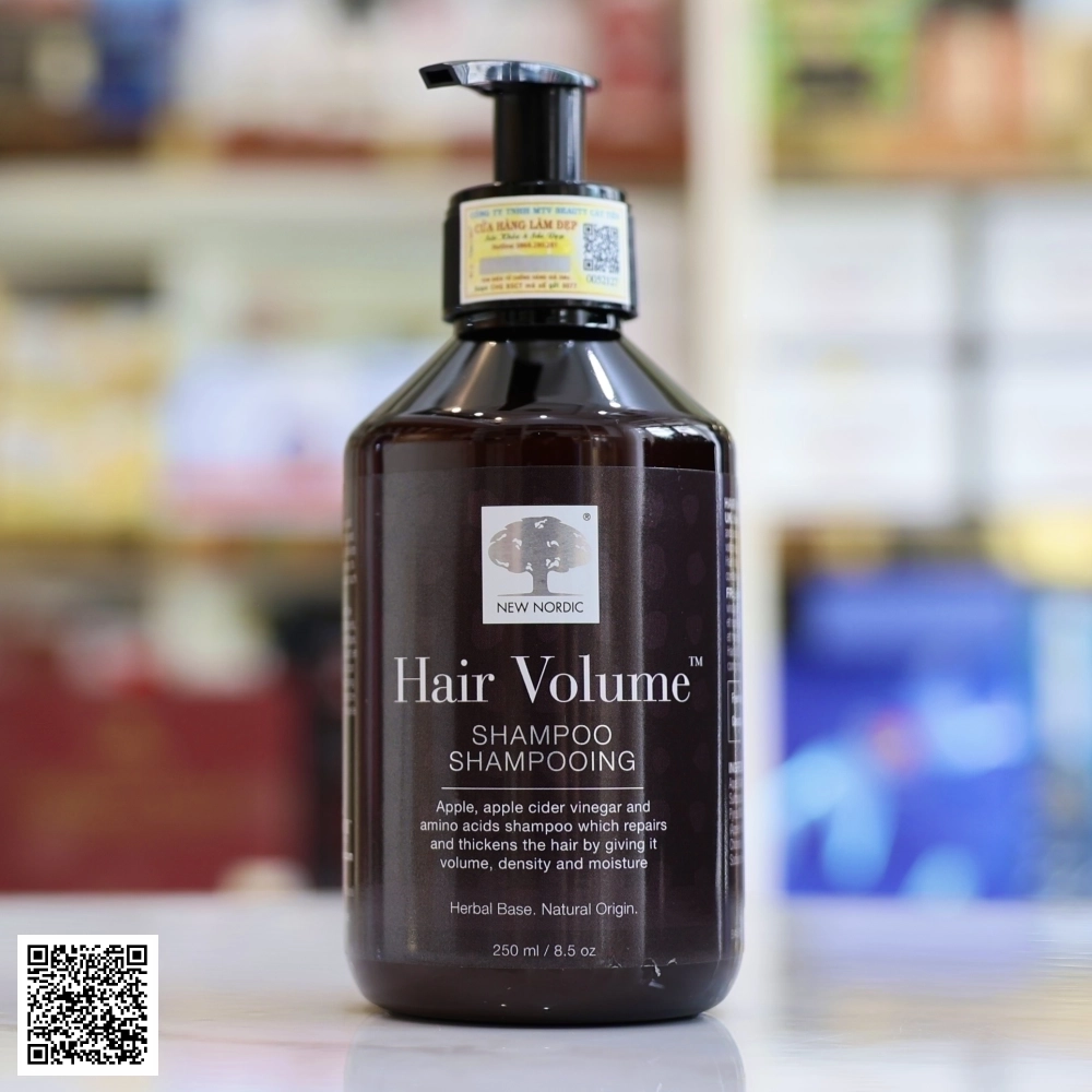 Dầu Gội Hair Volume Shampoo New Nordic Từ Thụy Điển 250ml