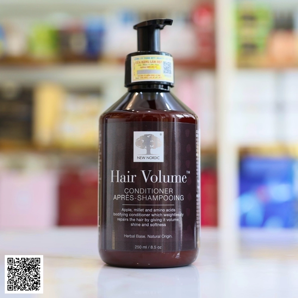 Dầu Xả Hair Volume Conditioner New Nordic Từ Thụy Điển 250ml