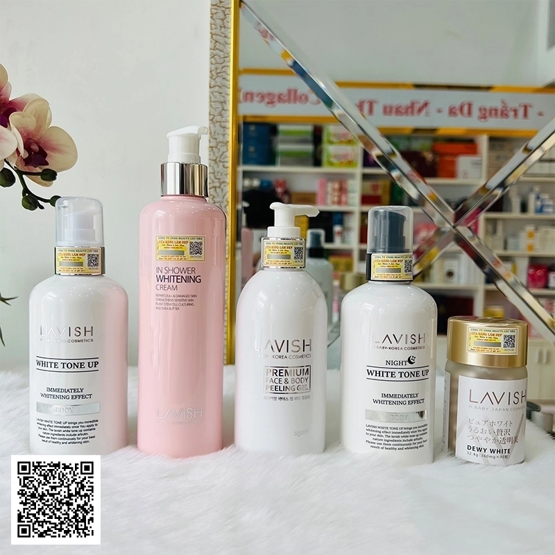 Bộ Lavish H Baby Dưỡng Trắng Chuyên Sâu Toàn Thân Của Hàn Quốc 4 Món